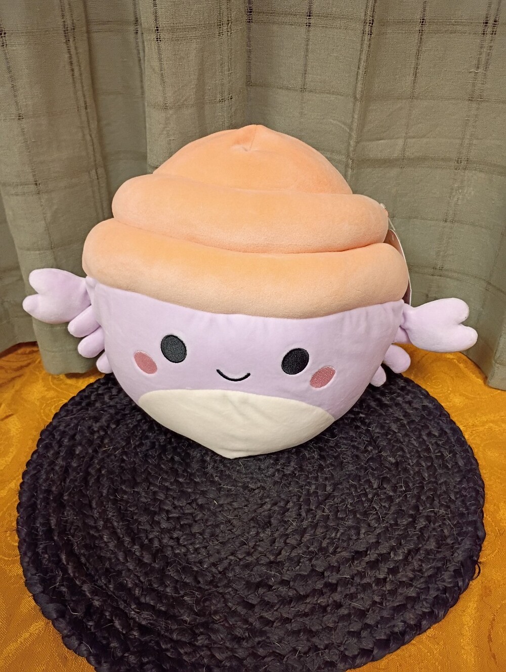 NWT 2022 Original Squishmallows Sealife Squad Arco The Hermit Crab Size 12"